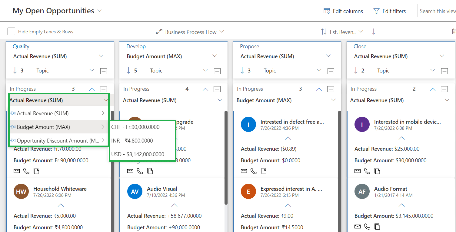 Modern Kanban for Dynamics 365 CRM