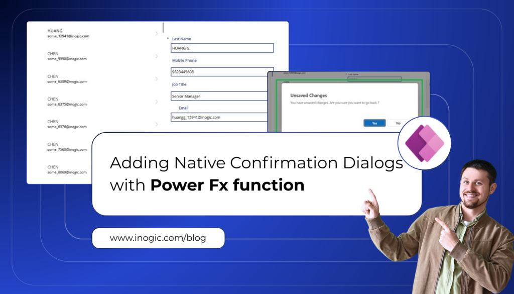 Adding Native Confirmation Dialogs with Power Fx function - Microsoft ...
