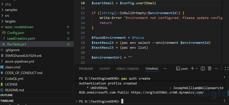 Automating UI Testing for Model Driven Apps with Power Platform Test ...