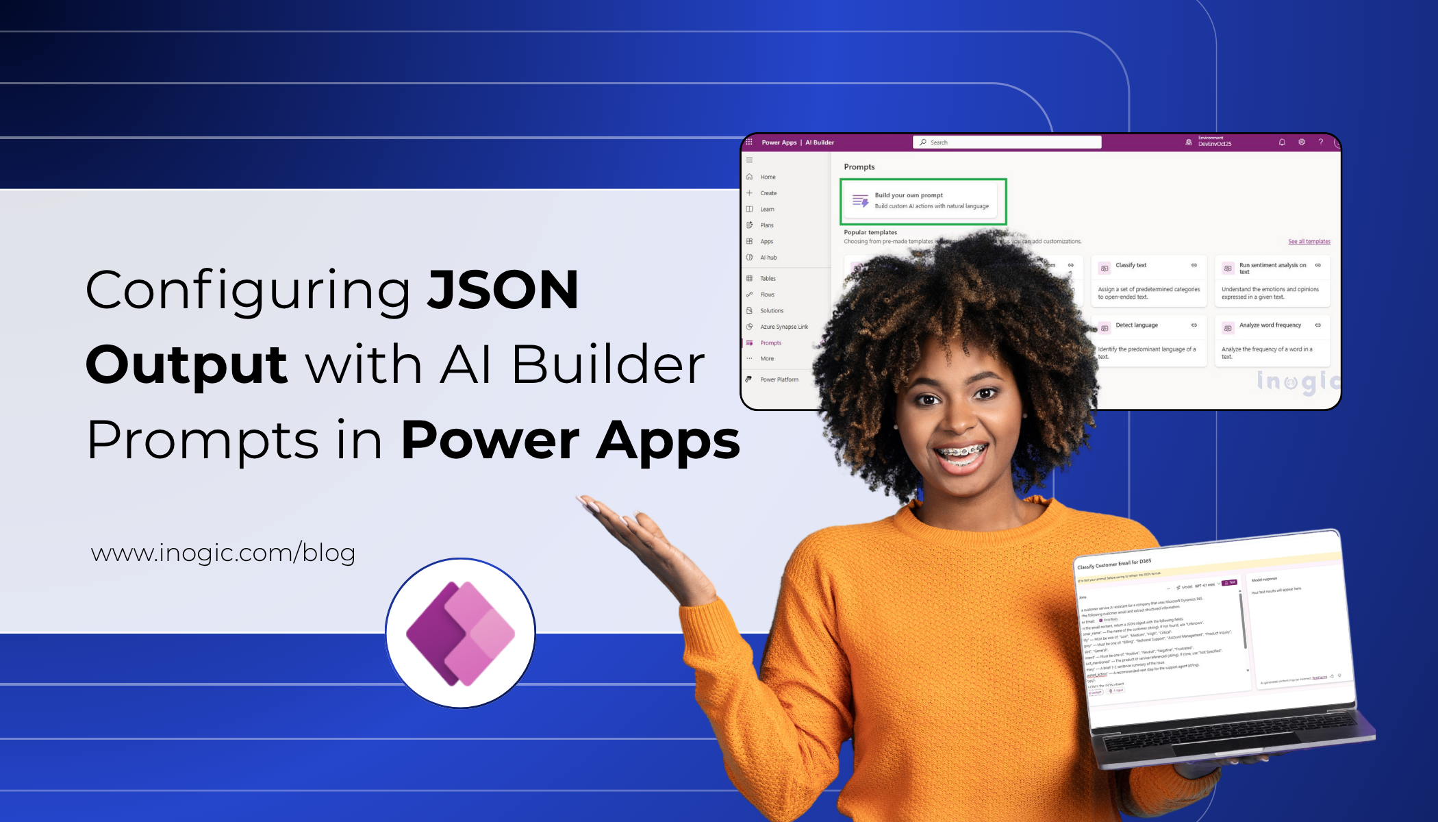 How to Use JSON Output in AI Builder Prompts for Structured Automation