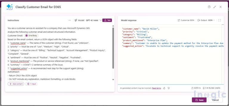 How to Use JSON Output in AI Builder Prompts for Structured Automation ...