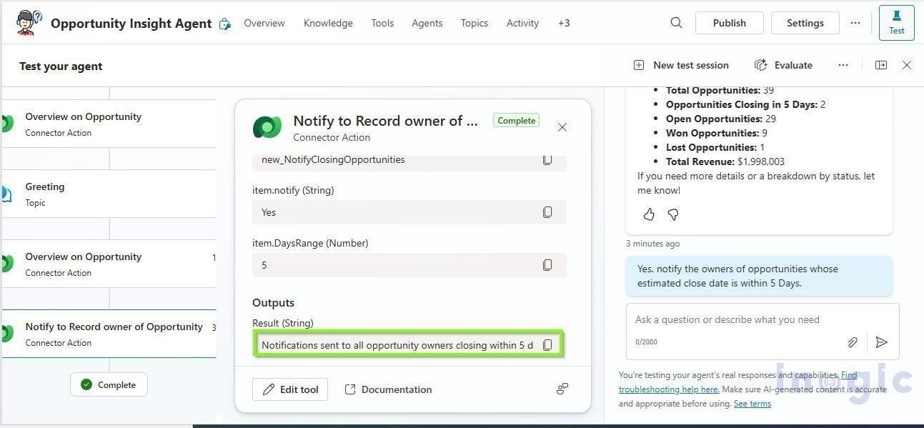 Notify to Record owner