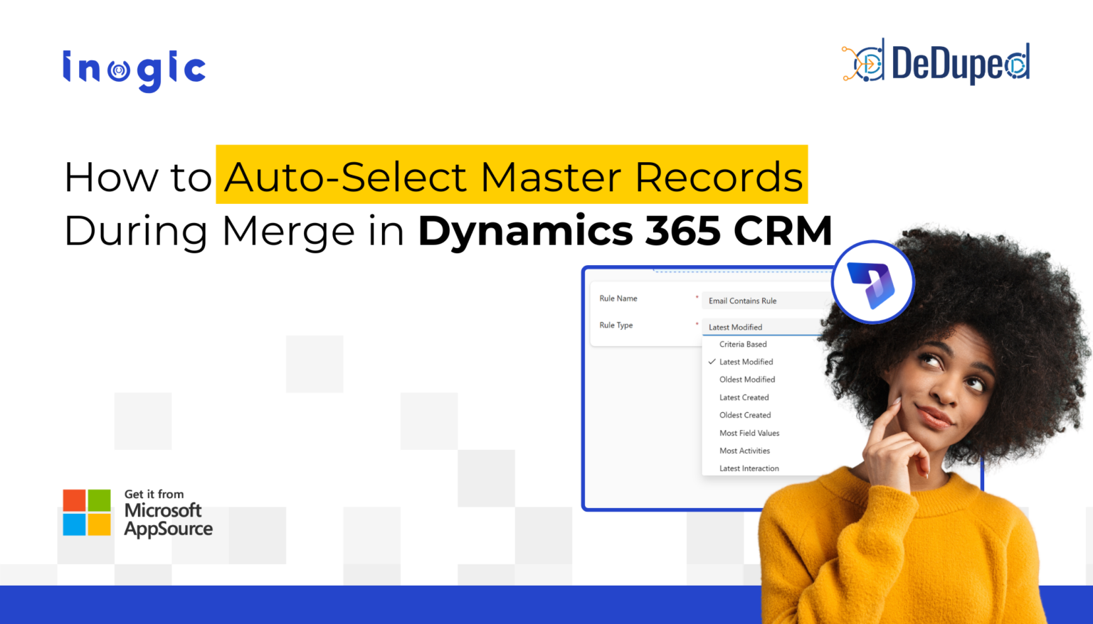 Merge Duplicate Dynamics 365 Records with DeDupeD