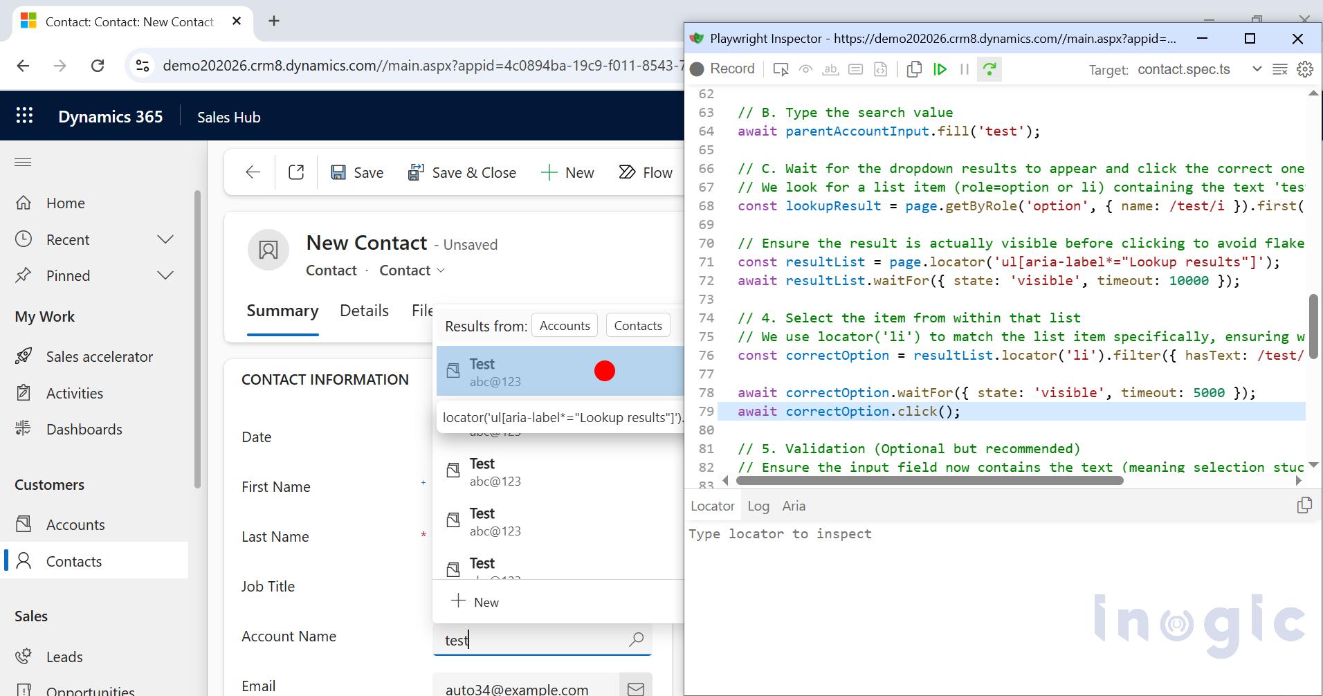 How to Use Playwright Inspector for Faster Test Debugging in Dynamics 365 CRM