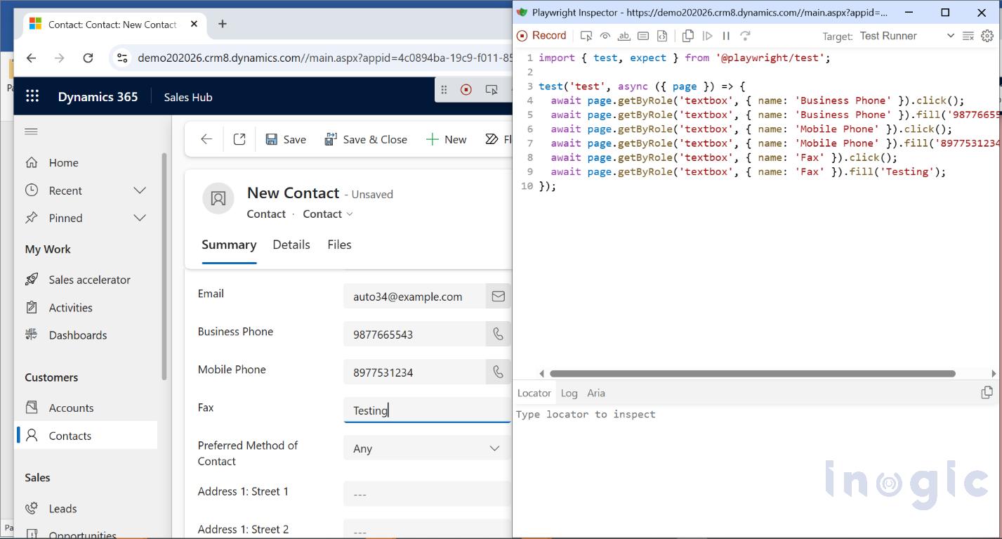 How to Use Playwright Inspector for Faster Test Debugging in Dynamics 365 CRM