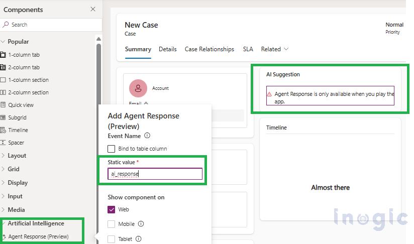 How to Implement AI-Based Case Suggestions in Dynamics 365 Using Agent Response