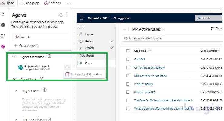 How to Implement AI-Based Case Suggestions in Dynamics 365 Using Agent Response