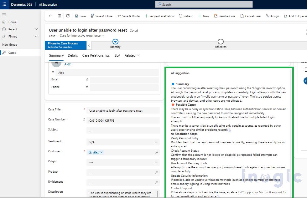 How to Implement AI-Based Case Suggestions in Dynamics 365 Using Agent Response