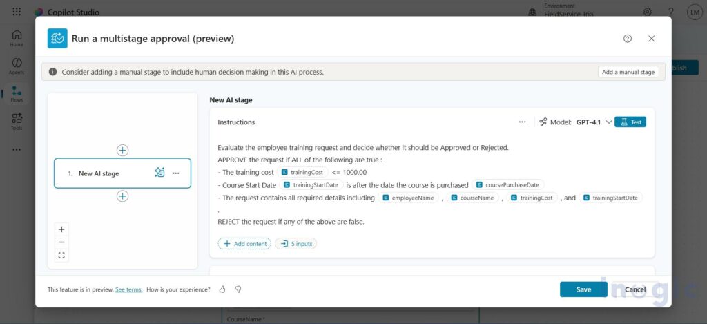 Automating Training Request Approvals Using AI in Microsoft Copilot ...