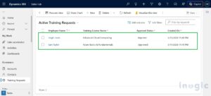 Training Request Approval