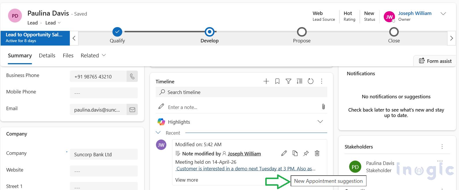 Enabling Notes Analysis for AI-Driven Seller Insights in Dynamics 365 Sales