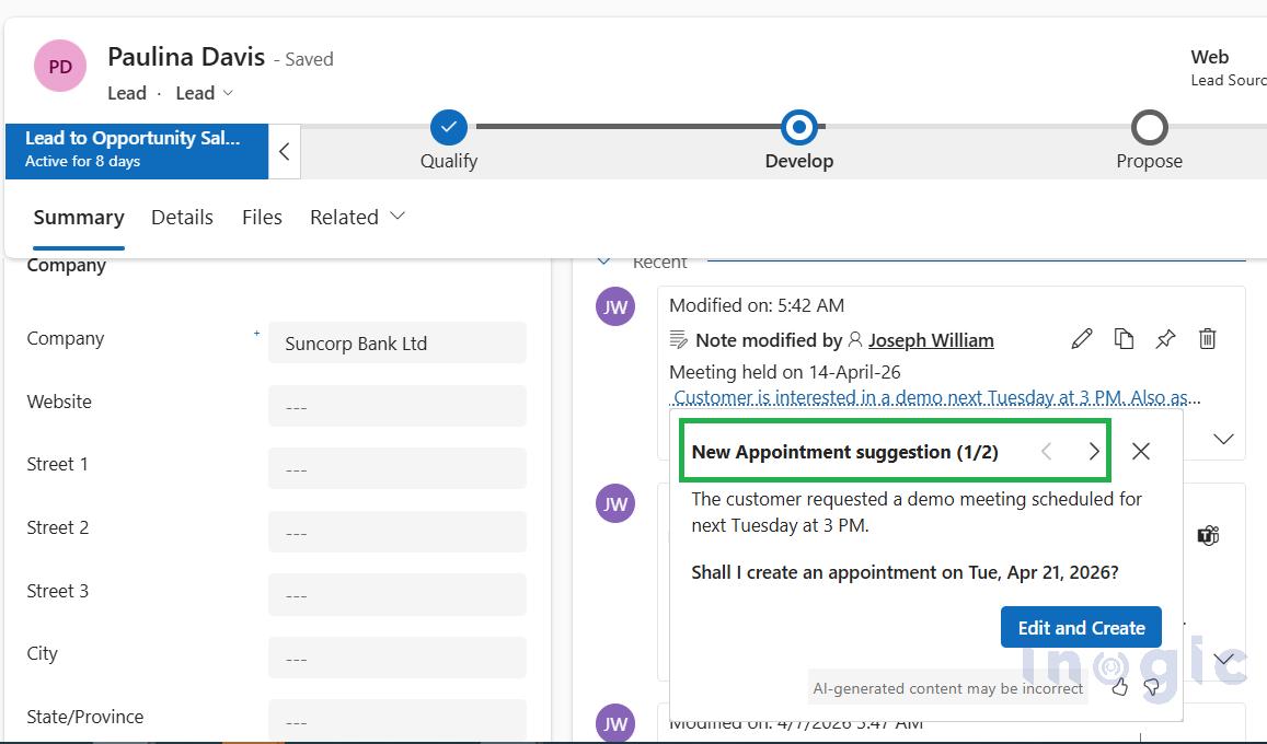 Enabling Notes Analysis for AI-Driven Seller Insights in Dynamics 365 Sales