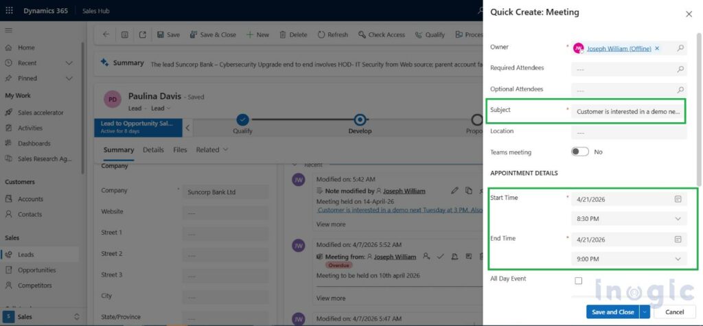 Enabling Notes Analysis for AI-Driven Seller Insights in Dynamics 365 ...