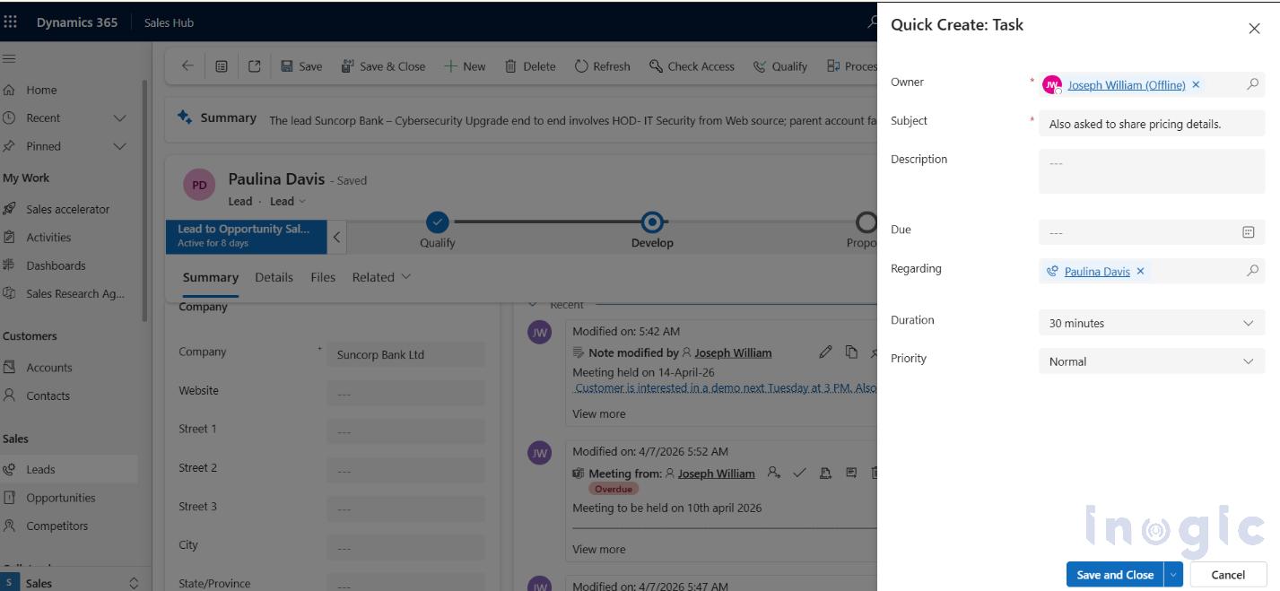 Enabling Notes Analysis for AI-Driven Seller Insights in Dynamics 365 Sales