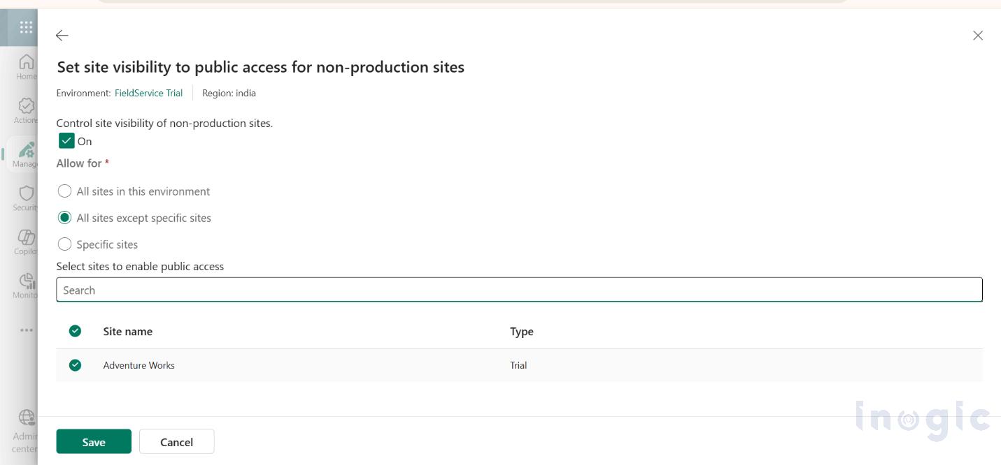 Step-by-step Guide to Controlling Public Access for Non-Production Power Pages Sites