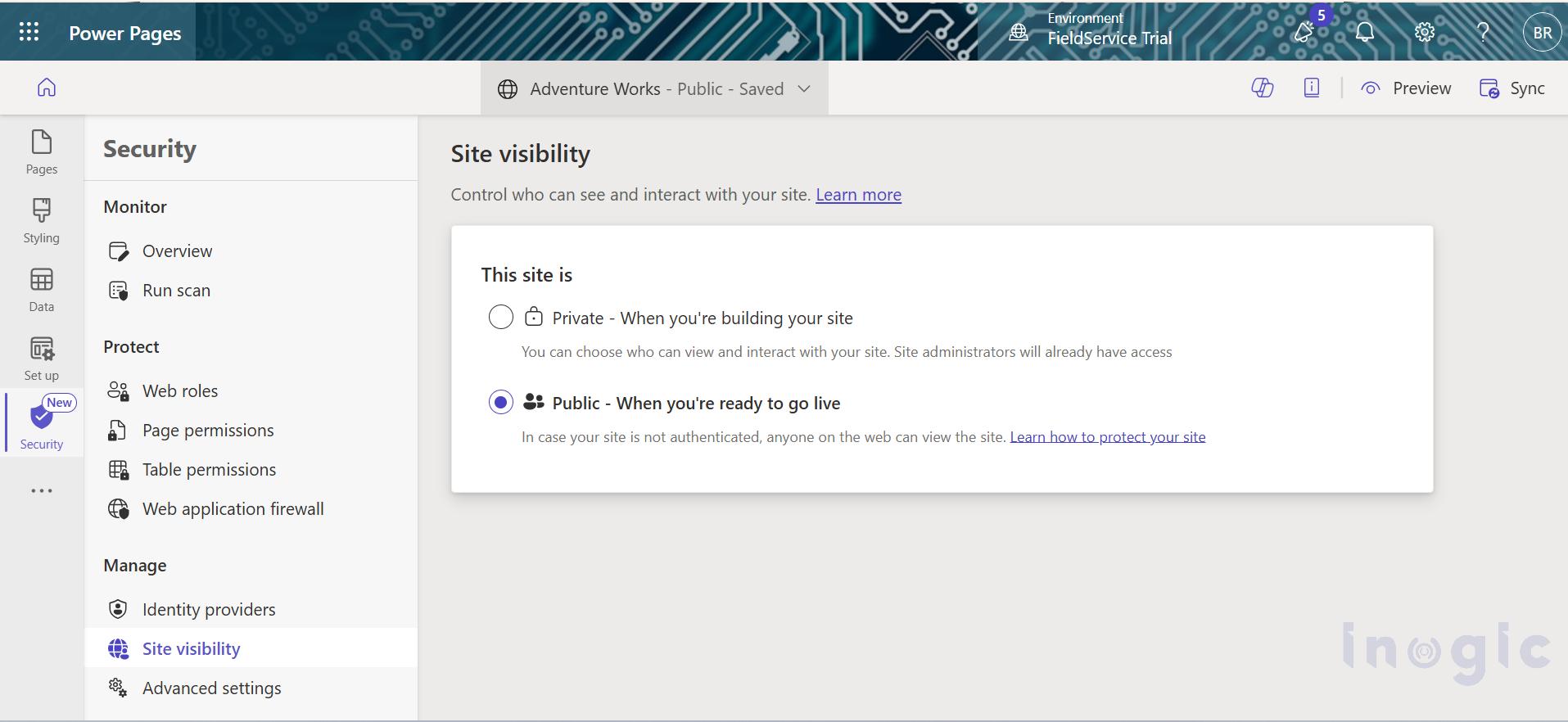 Step-by-step Guide to Controlling Public Access for Non-Production Power Pages Sites
