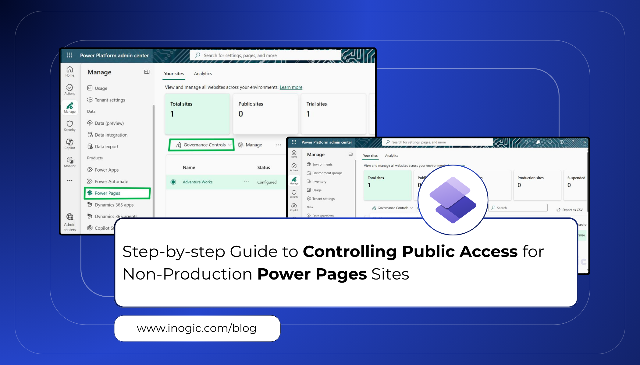 Step-by-step Guide to Controlling Public Access for Non-Production Power Pages Sites