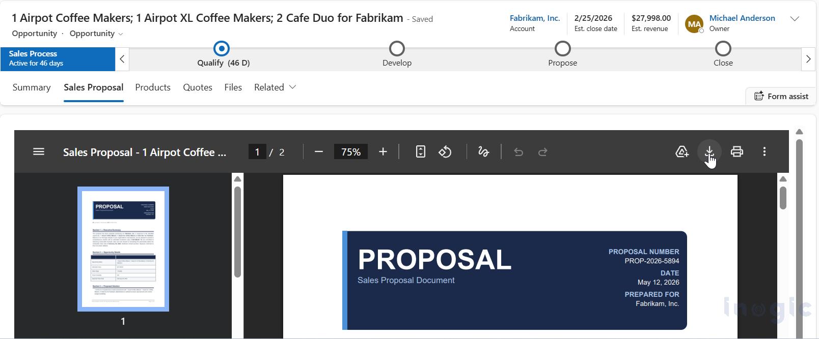 How to Build AI-Generated Charts and PDFs in Dynamics 365 Using a PCF Control