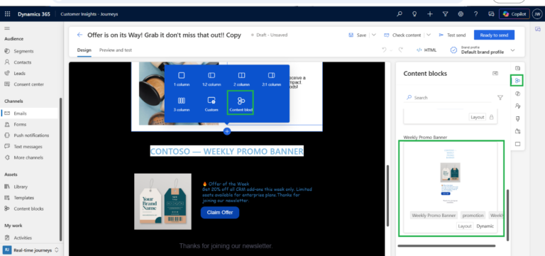 Dynamic Content Blocks in Customer Insights – Journeys: A Smarter Way ...
