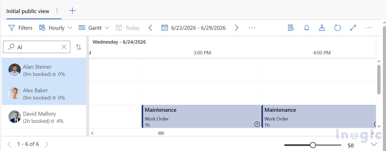 Bulk Update of Multiple Bookings Resource Reassignment and Time Shifting
