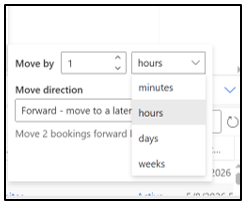 Bulk Update of Multiple Bookings Resource Reassignment and Time Shifting