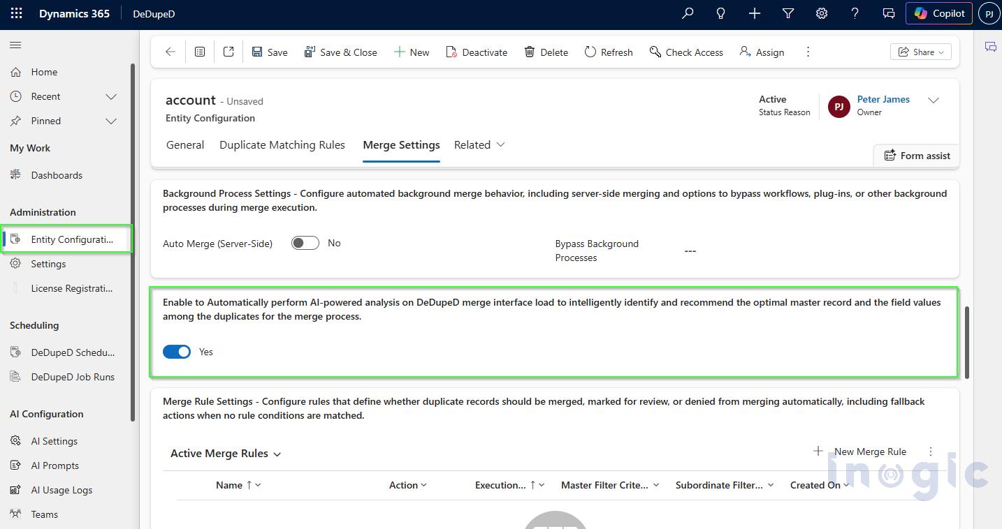 AI-Powered Duplicate Merge and Master Record Selection in Dynamics 365 CRM