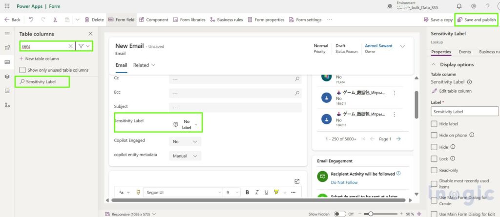 How to Secure Emails in Dynamics 365 with Microsoft Purview Sensitivity ...