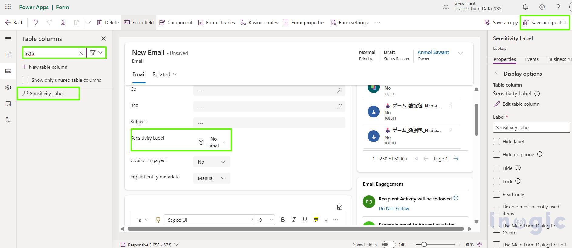 How to Secure Emails in Dynamics 365 with Microsoft Purview Sensitivity Labels