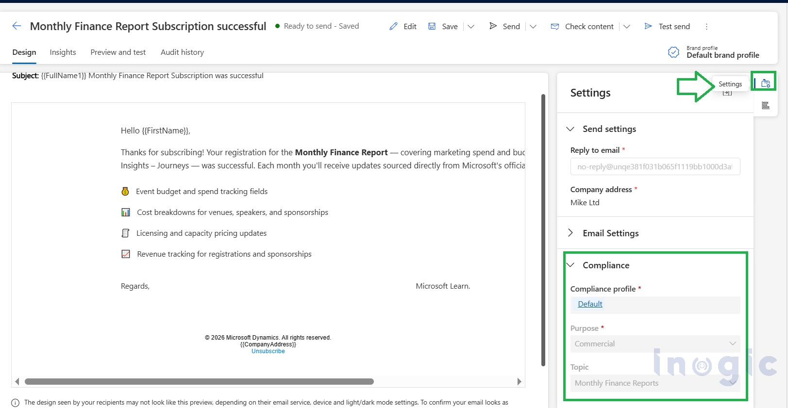 How to Set Up Compliance Profiles, Purposes, and Topics in Dynamics 365 Customer Insights