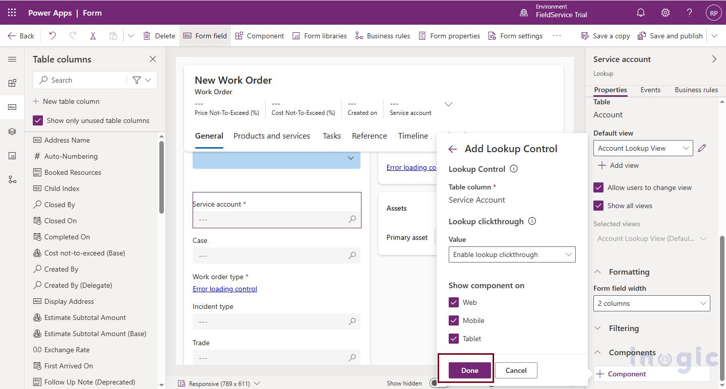 Disable Click Through on Lookup Values in Forms