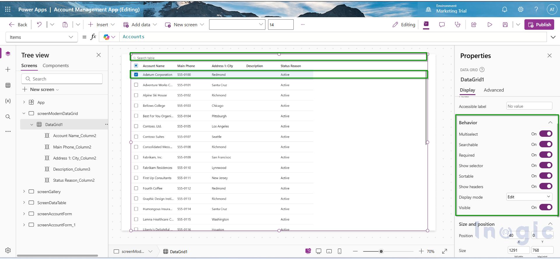 Modern Data Grid vs Gallery vs Data Table in Power Apps Canvas Apps