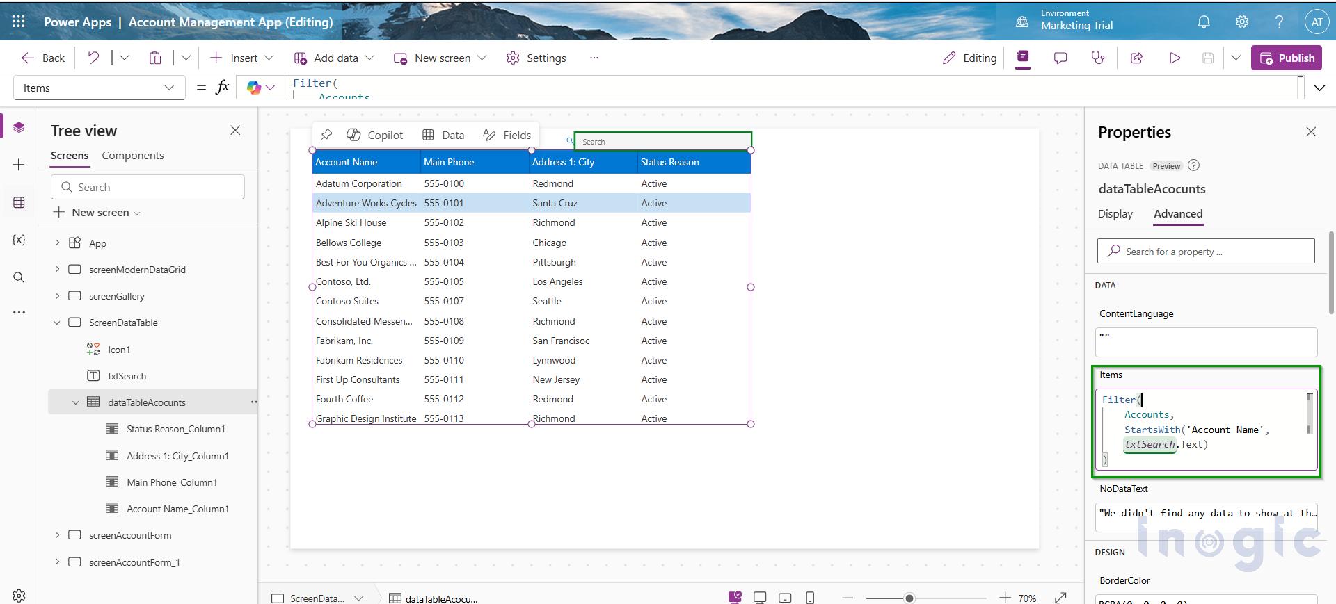 Modern Data Grid vs Gallery vs Data Table in Power Apps Canvas Apps