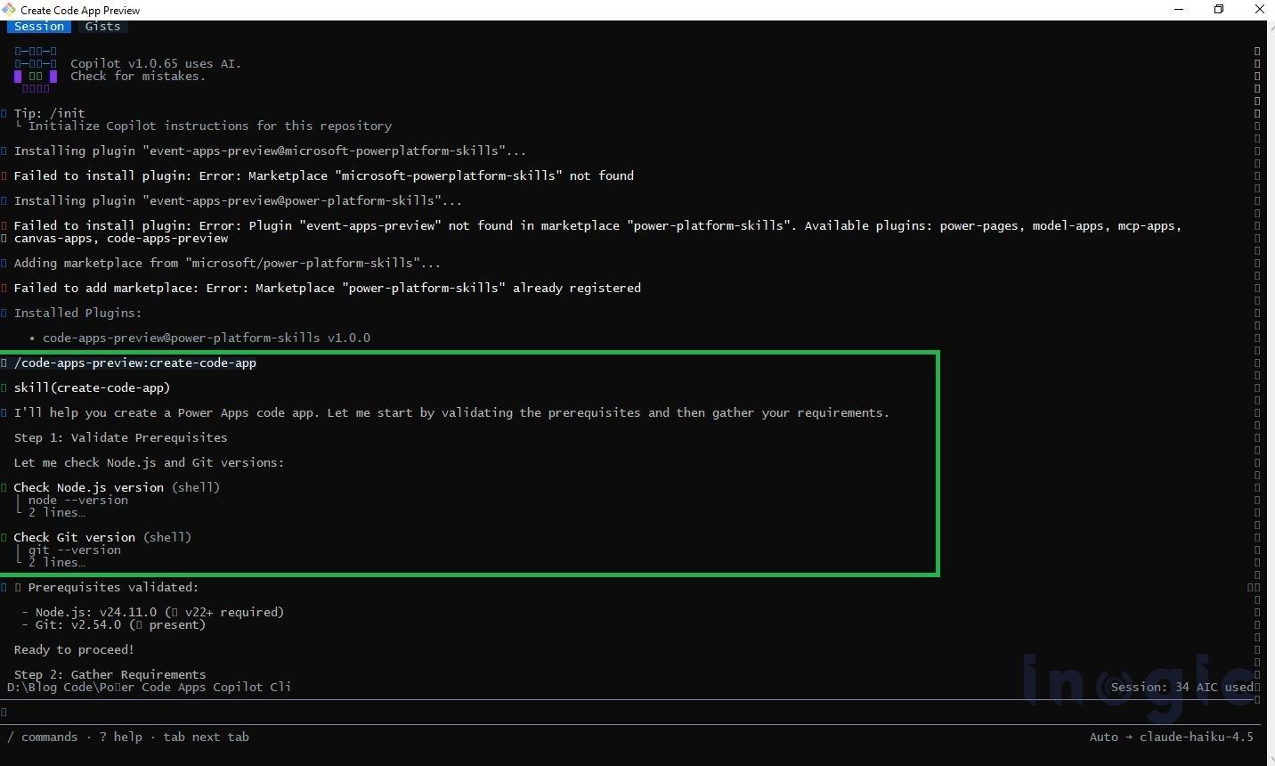 AI-Assisted Power Apps Code App Development Using GitHub Copilot CLI