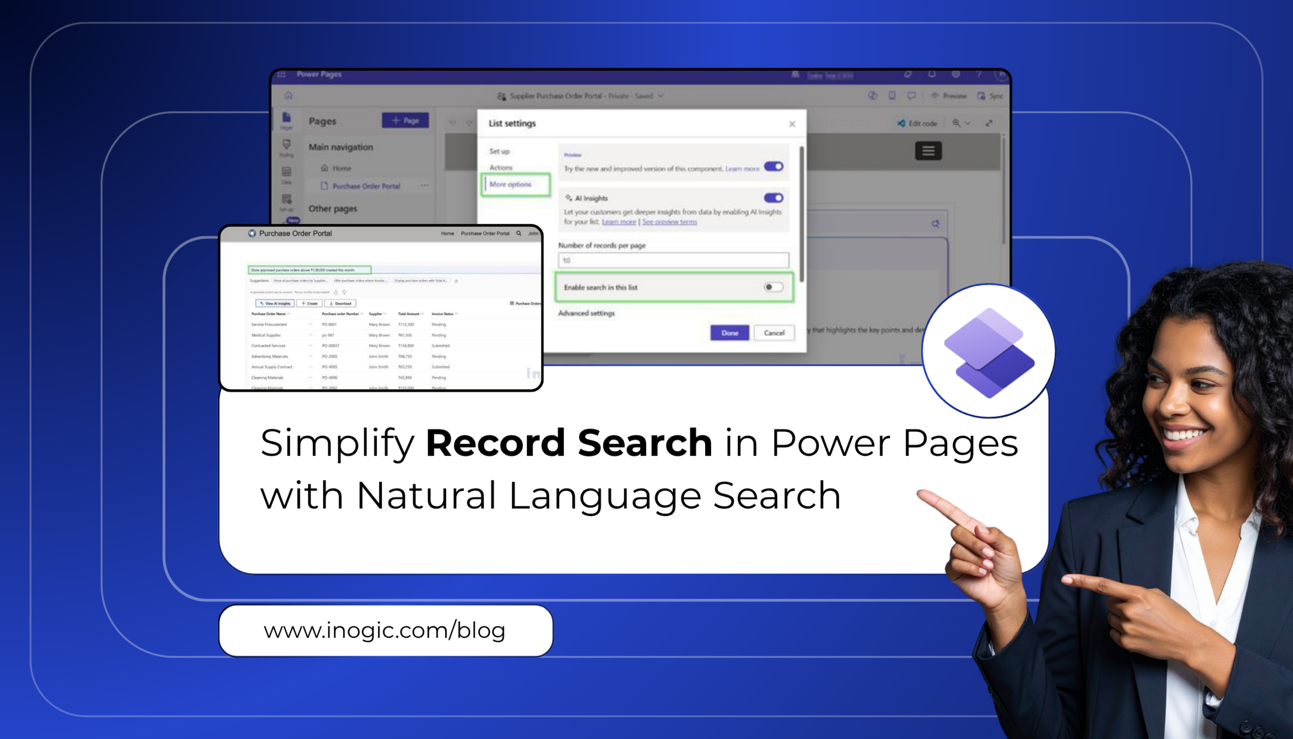 Simplify Record Search in Power Pages with Natural Language Search