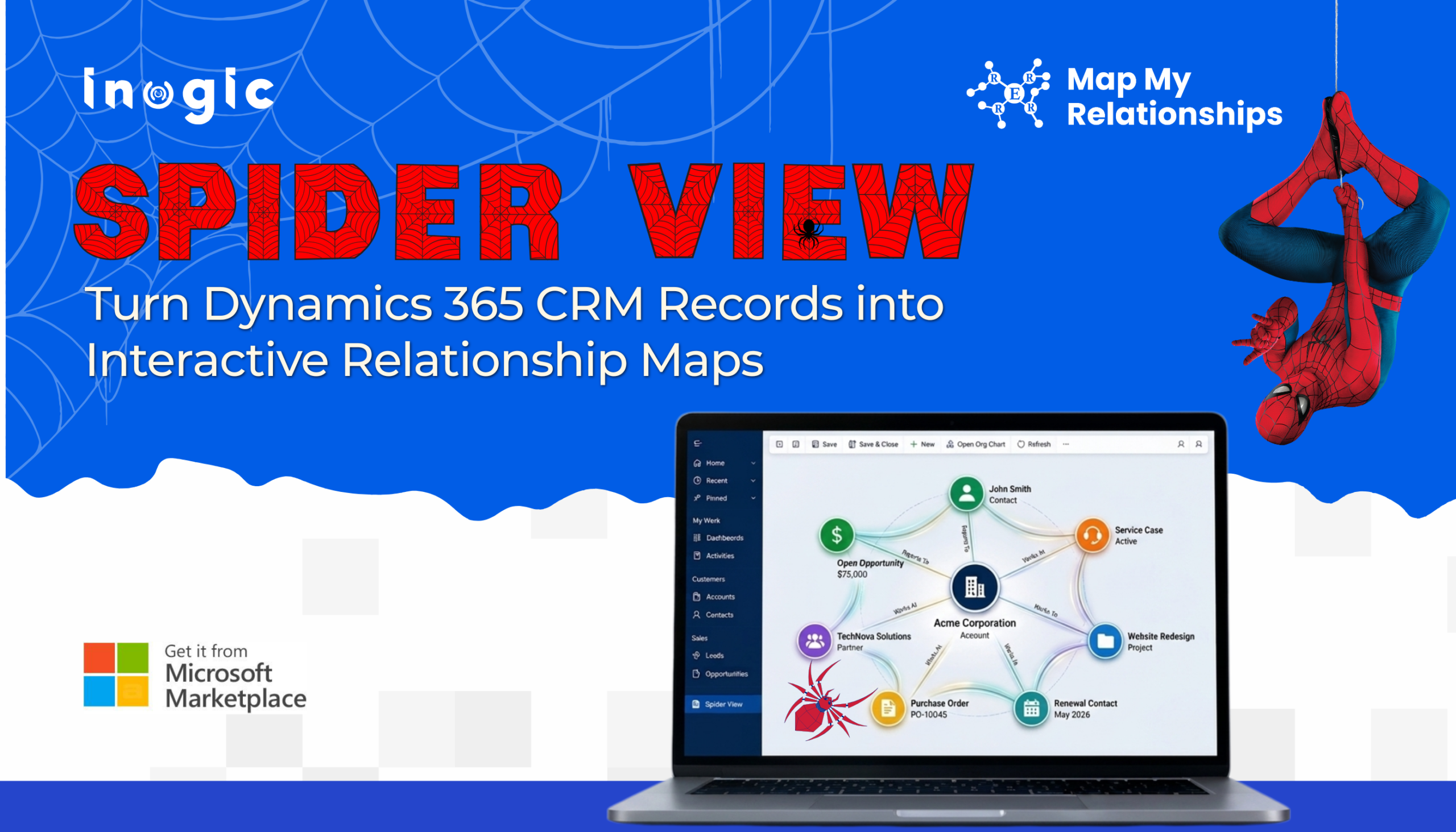 Spider View: Turn Dynamics 365 CRM Records into Interactive Relationship Maps