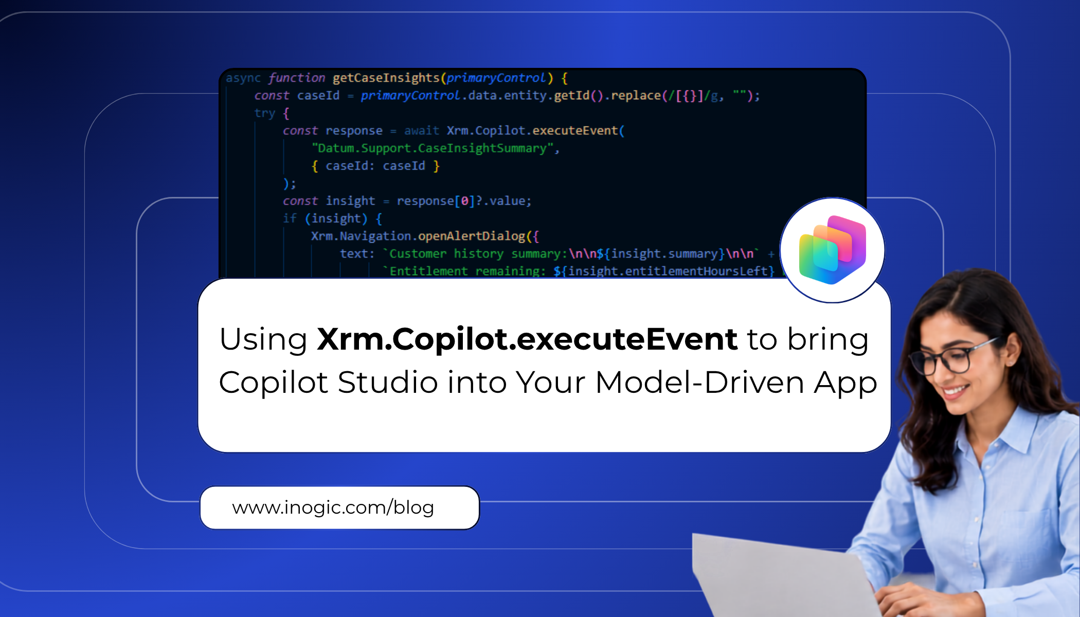Using Xrm.Copilot.executeEvent to bring Copilot Studio into Your Model-Driven App