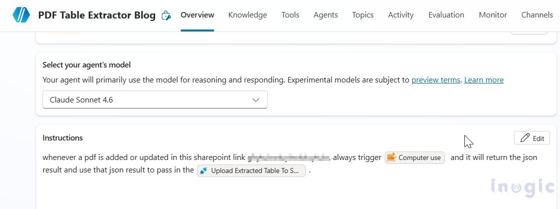 Automating PDF Data Extraction Using Computer Use within Copilot Studio
