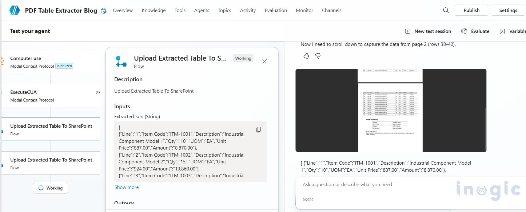 Automating PDF Data Extraction Using Computer Use within Copilot Studio
