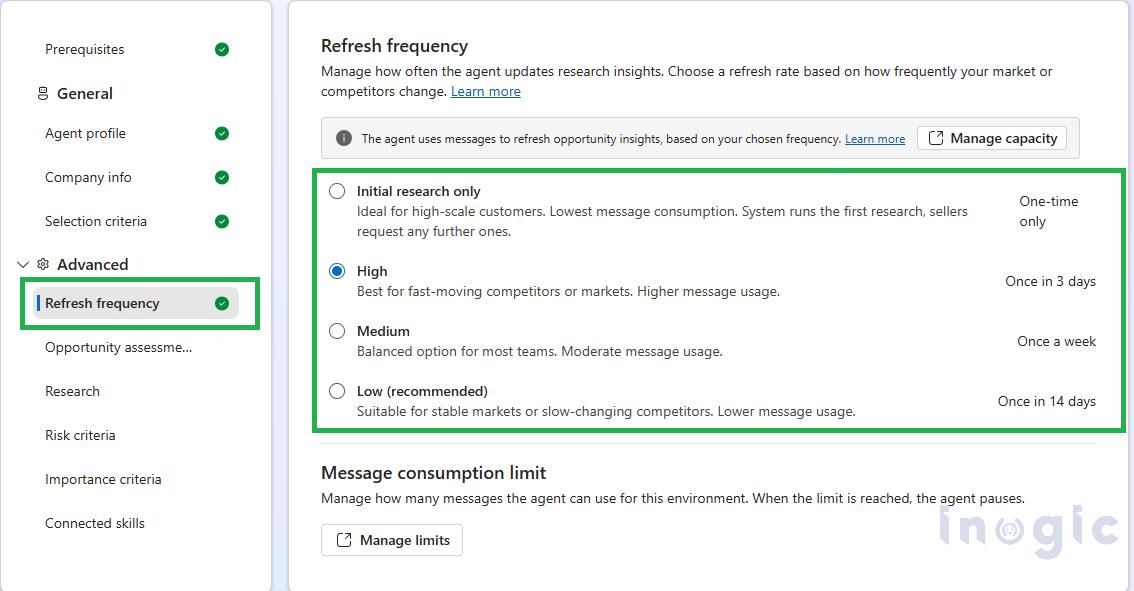 Configuring the Sales Opportunity Agent in Dynamics 365