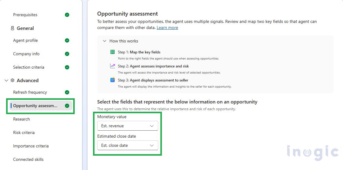 Configuring the Sales Opportunity Agent in Dynamics 365