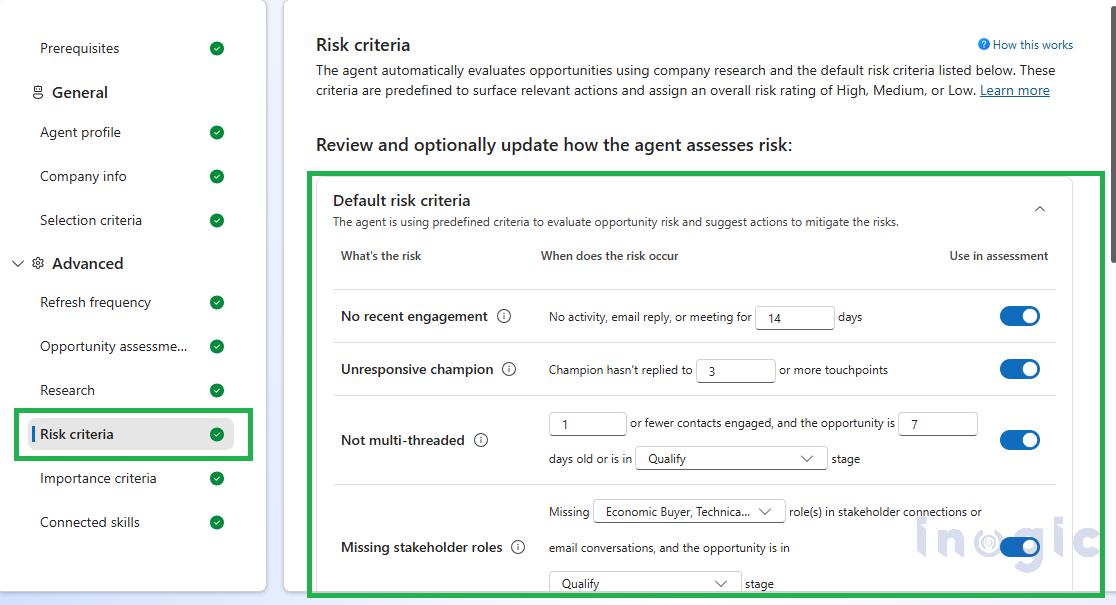 Configuring the Sales Opportunity Agent in Dynamics 365