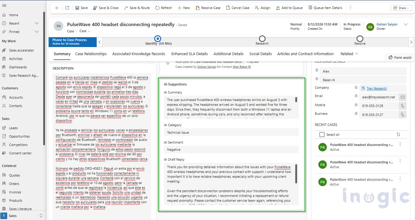 The Case That Knows What to Do Next Using AI Builder Prebuilt Prompts with Dataverse Low-Code Plug-ins