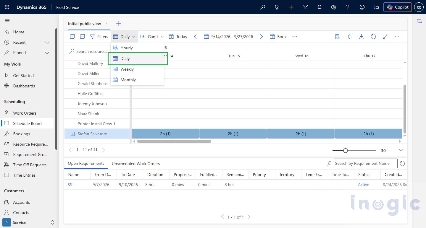 Cancel segments of a booking in Dynamics 365 Field Service