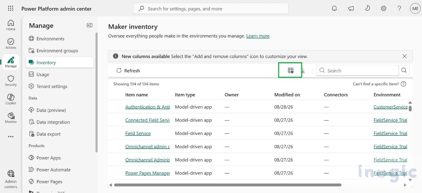 Power Platform Inventory Simplify Power Platform Governance and Resource Management