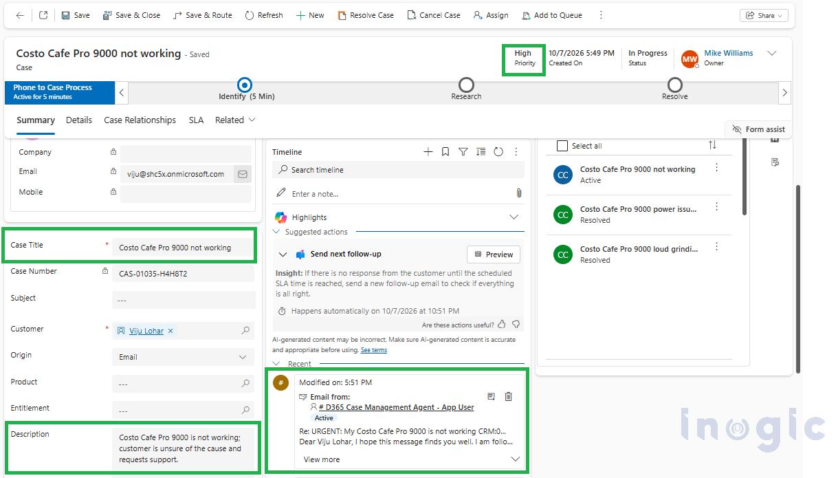 Enhancing Customer Service Automation with AI Agents in Dynamics 365 CRM