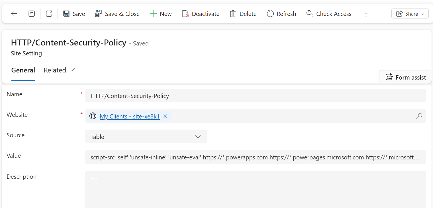 Introducing new Power Pages site setting for Web API