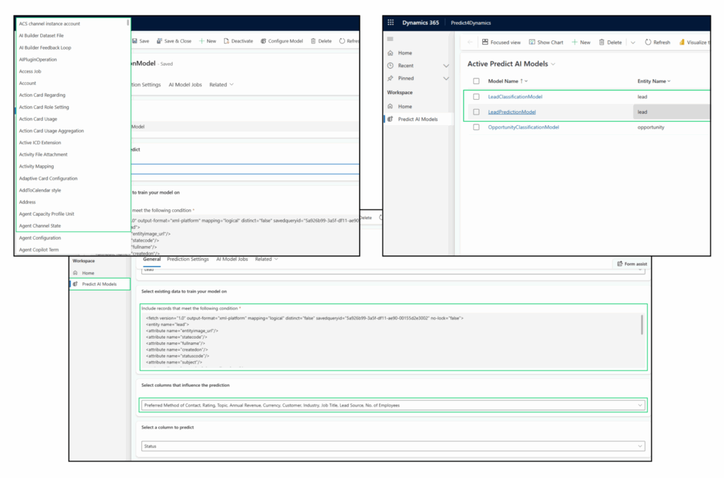 AI & ML-based Forecasting for CRM_ Customizable Models, Entity Support & Multi-Model Intelligence
