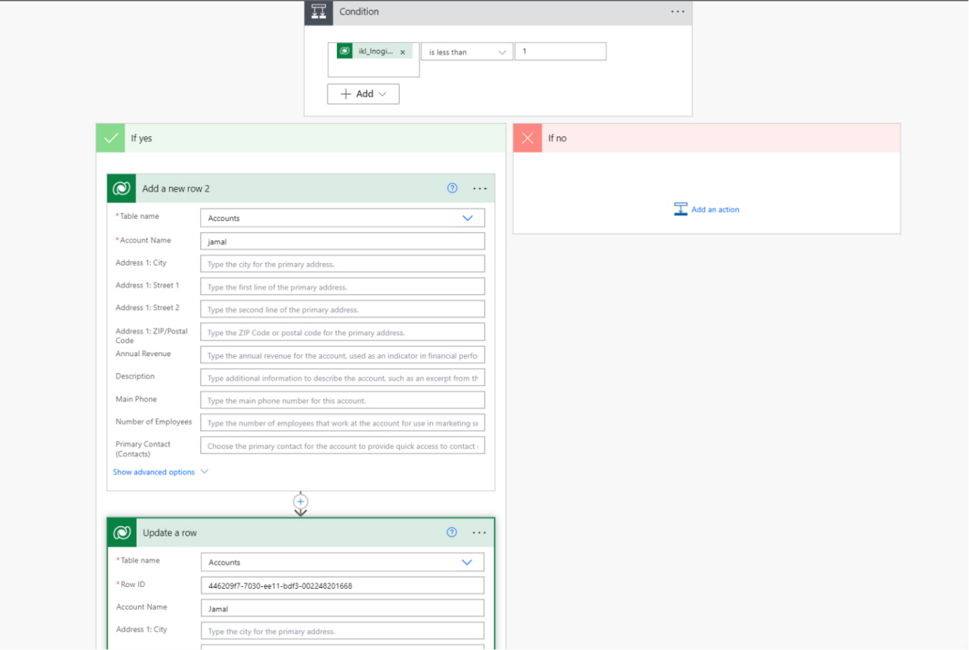 Decide on Business Actions