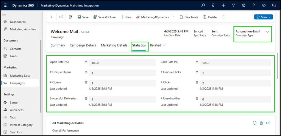 Unified View of Customer Engagement